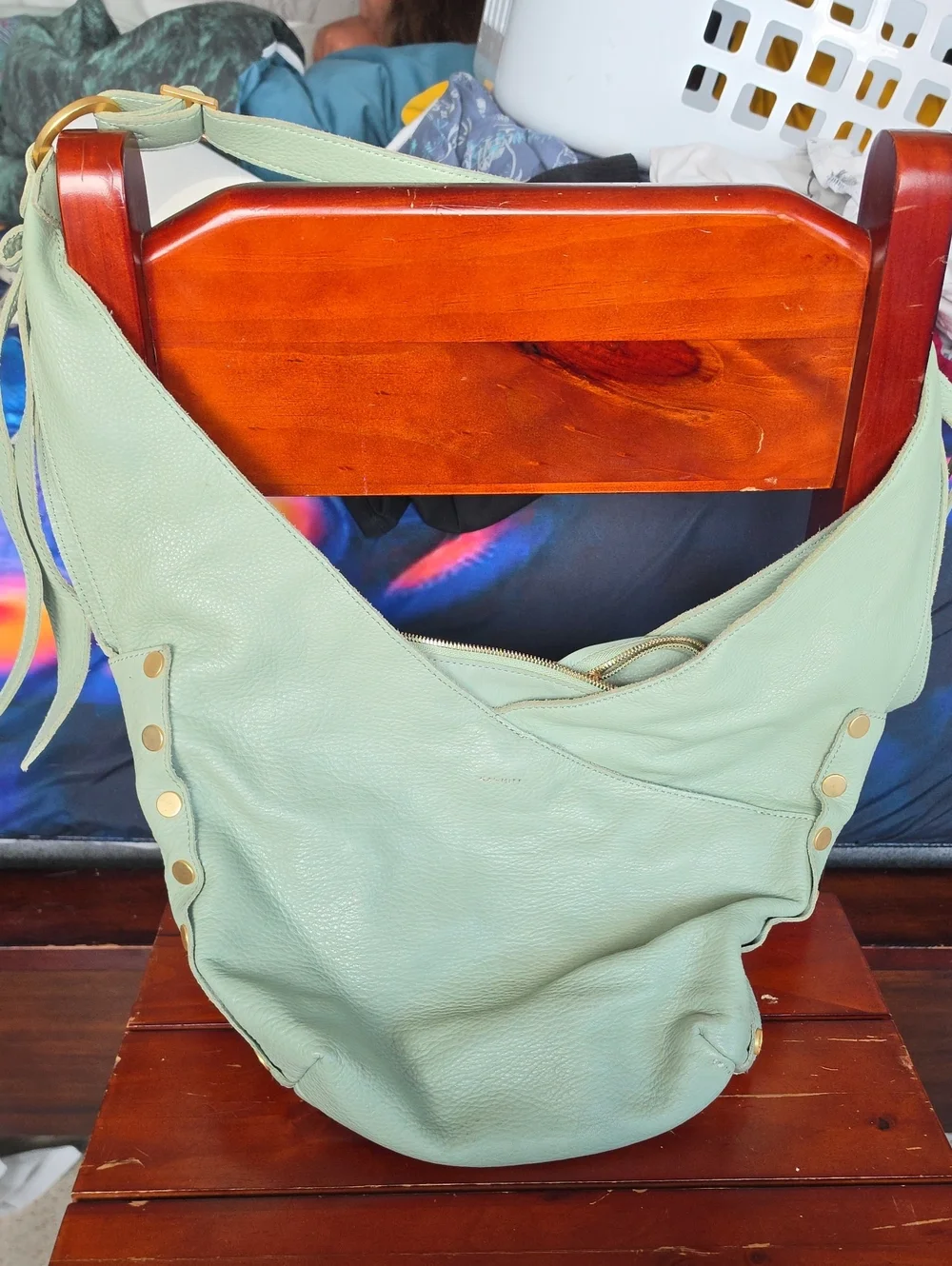 Hammitt Tom Zip Top Pebbled Leather Hobo